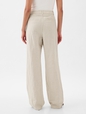 365 High Rise Linen-Cotton Trousers