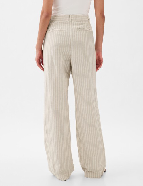 365 High Rise Linen-Cotton Trousers