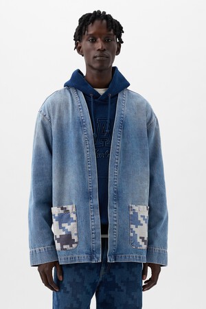 DAP x GAP Organic Cotton Denim Wrap Jacket