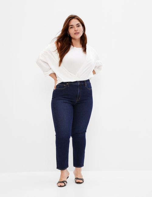 High Rise Vintage Slim Jeans