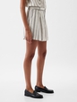 365 High Rise Linen-Blend Shorts