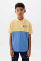 Kids Gap Logo Colorblock Pique Polo Shirt