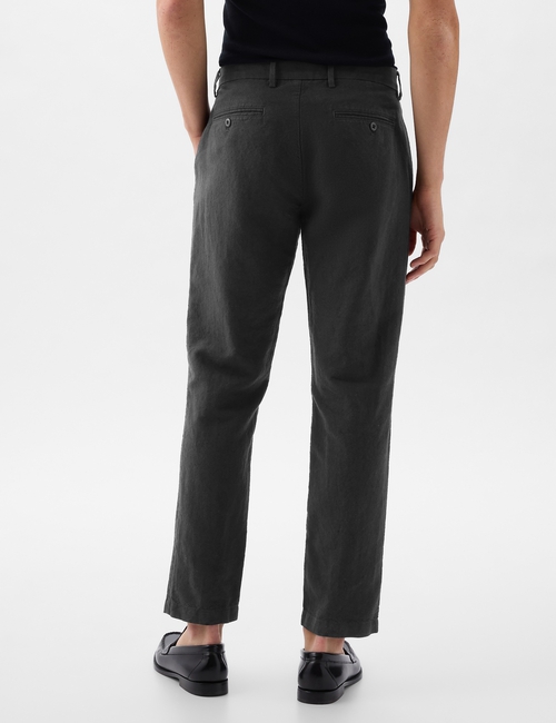 Linen-Cotton Trousers in Slim Fit