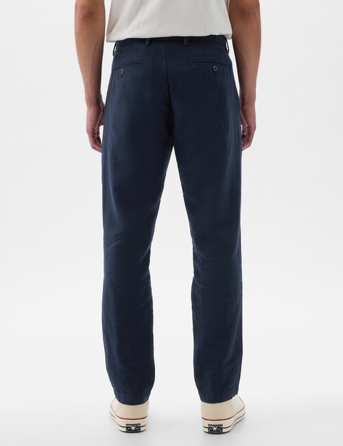 Linen-Cotton Trousers in Slim Fit