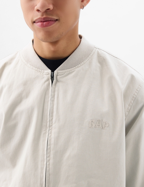 Gap Logo Cotton Bomber Jacket