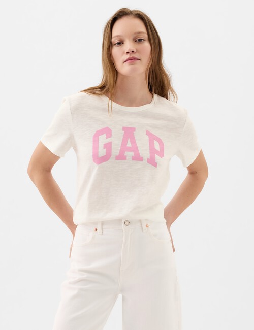 Organic Cotton Gap Arch Logo T-Shirt