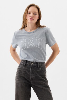 Organic Cotton Gap Arch Logo T-Shirt