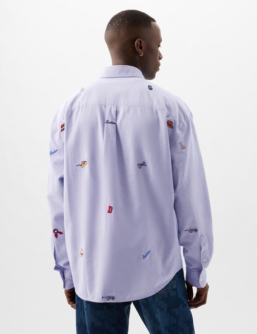 DAP x GAP Embroidered Oxford Shirt