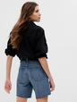 8" Mid Rise '90s Loose Denim Bermuda Shorts