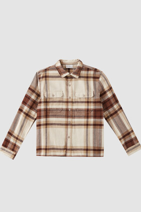 Teen Organic Cotton Flannel Shirt