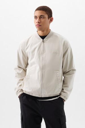 Gap Logo Cotton Bomber Jacket