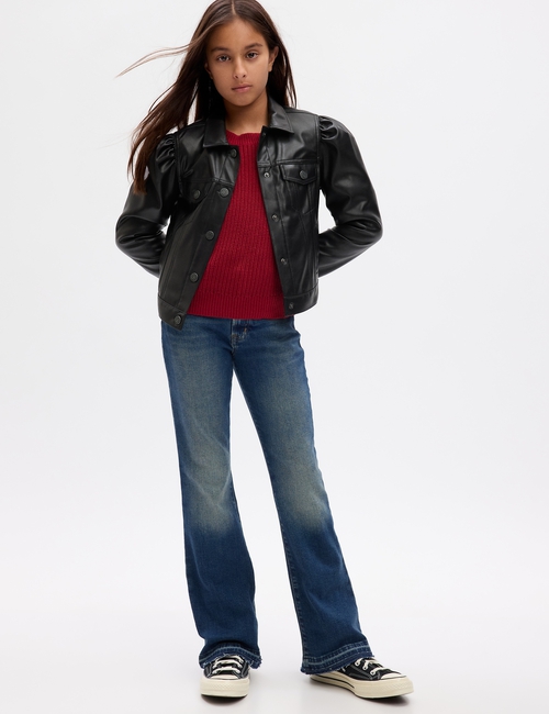 Kids High Rise Flare Jeans