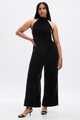 Velvet Halter Jumpsuit