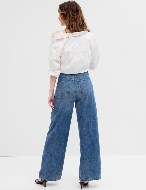 High Rise Wide-Leg Jeans