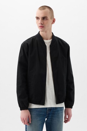 Gap Logo Cotton Bomber Jacket