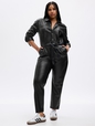 Vegan Leather Jumpsuit