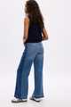 High Rise Stride Wide-Leg Jeans