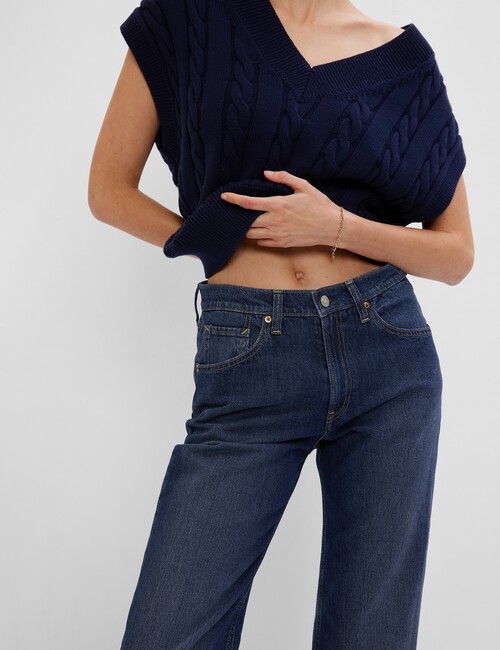 Mid Rise Cotton '90s Loose Jeans