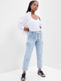 Mid Rise Easy Cargo Jeans