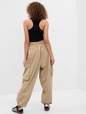 Cotton Cargo Parachute Pants