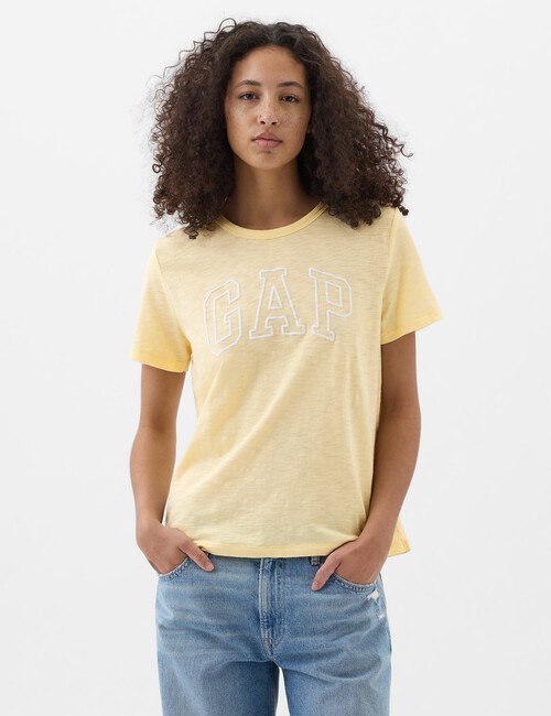 Organic Cotton Gap Arch Logo T-Shirt