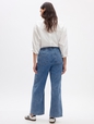 High Rise Wide-Leg Pull-On Jeans