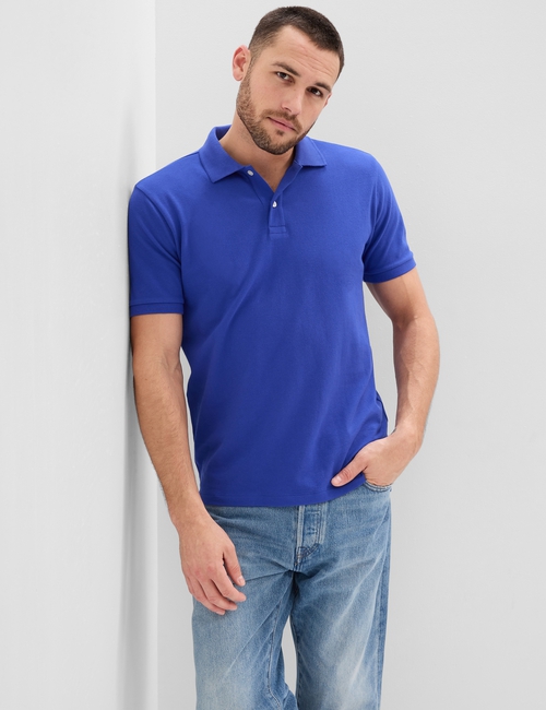 Stretch Pique Polo Shirt