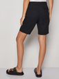 9" Mid Rise Twill Bermuda Shorts