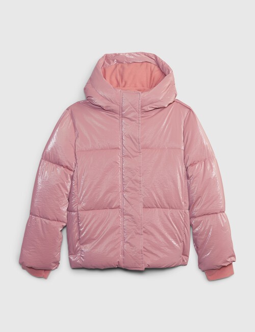 Kids Nylon Shine Puffer Jacket