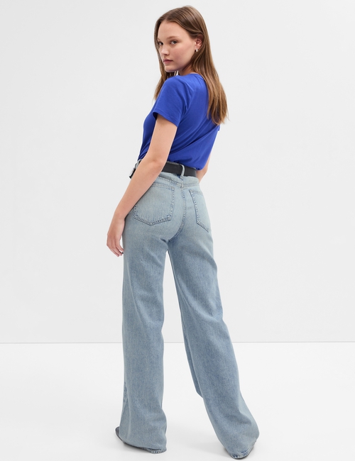 High Rise Wide-Leg Jeans