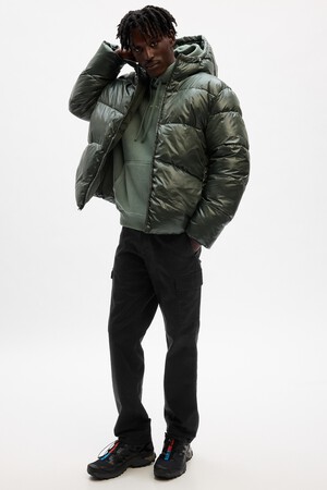 Recycled High Shine Puffer Jacket