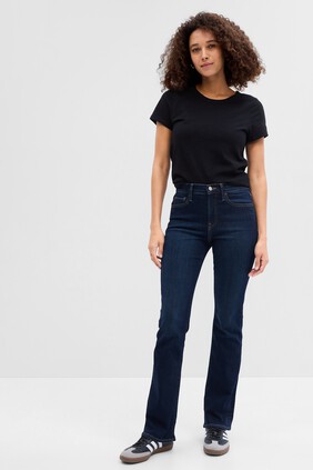 Mid Rise Baby Boot Jeans