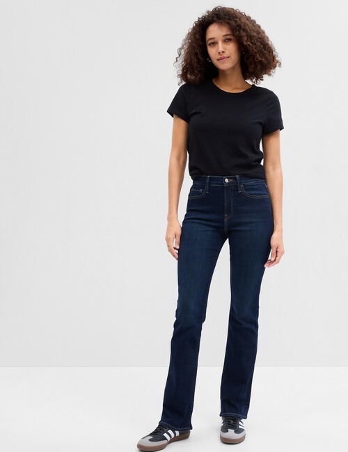 Mid Rise Baby Boot Jeans