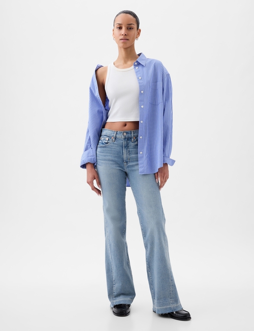 High Rise '70s Flare Jeans