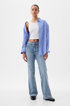 High Rise '70s Flare Jeans