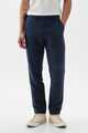 Linen-Cotton Trousers in Slim Fit