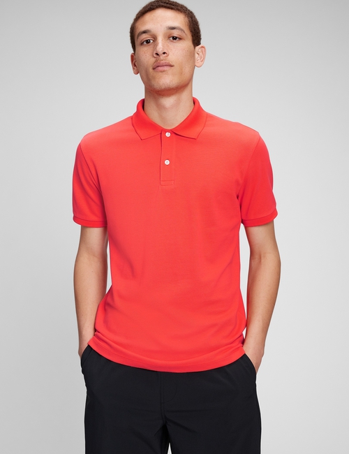 Stretch Pique Polo Shirt