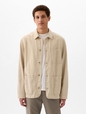 Linen-Cotton Chore Jacket