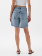 8" Mid Rise '90s Loose Denim Bermuda Shorts