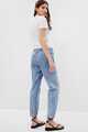 Mid Rise Easy Denim Utility Jeans