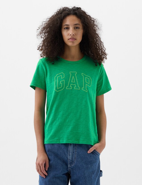 Organic Cotton Gap Arch Logo T-Shirt