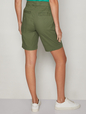 9" Mid Rise Twill Bermuda Shorts