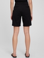 9" High Rise Twill Bermuda Shorts