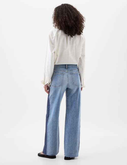 High Rise Wide-Leg Crop Jeans