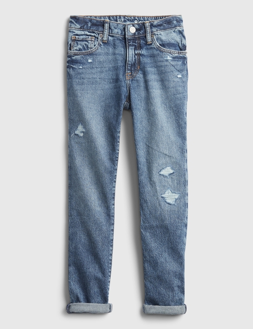 Kids Mid Rise Girlfriend Jeans