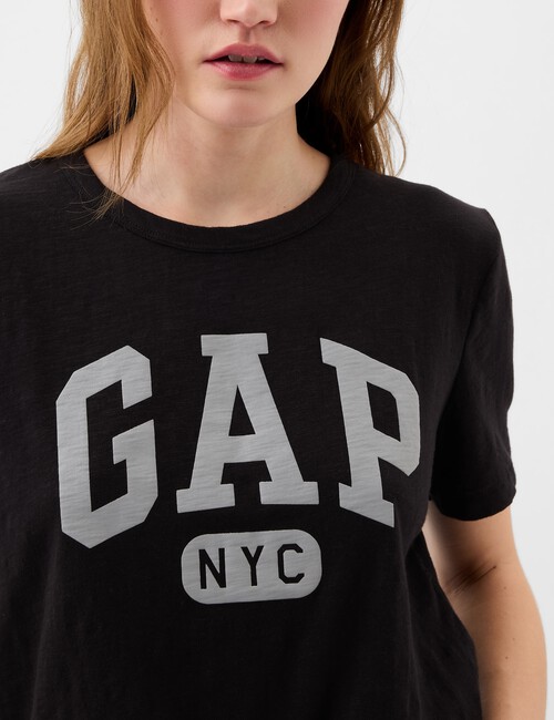 Organic Cotton Gap Arch Logo T-Shirt