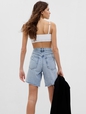 8" Mid Rise '90s Loose Denim Bermuda Shorts