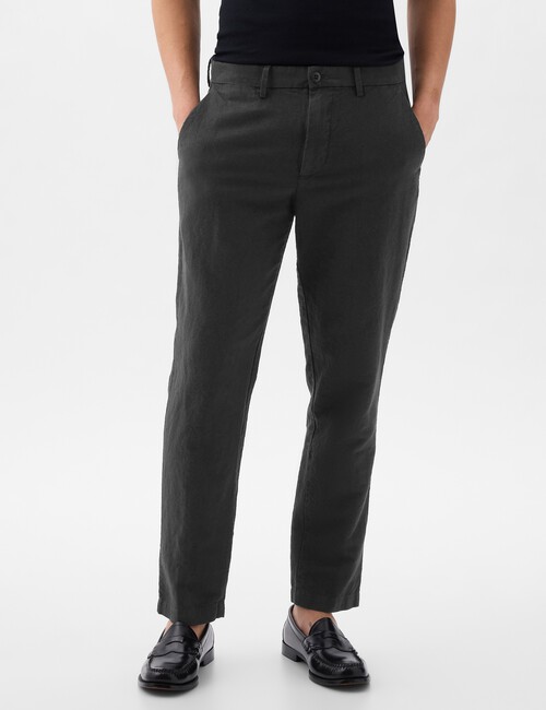 Linen-Cotton Trousers in Slim Fit