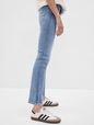 Mid Rise Split-Hem Vintage Slim Jeans