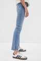 Mid Rise Split-Hem Vintage Slim Jeans